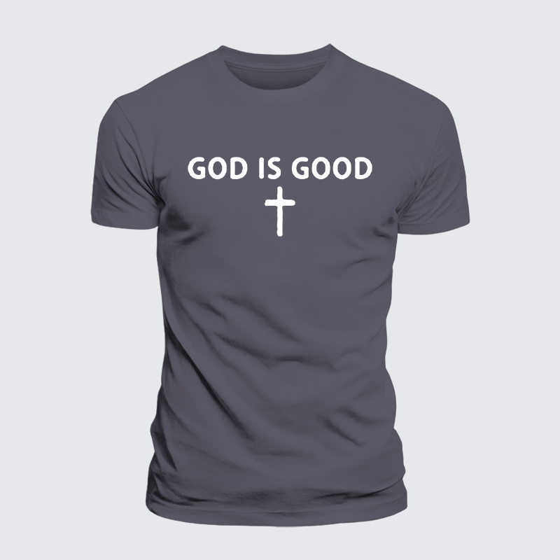 God Is Good Jesus God Christian Premium Mercerized Cotton Tee