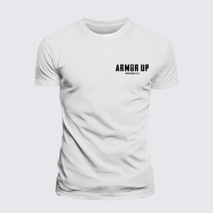 Armor Up Jesus God Christian Premium Mercerized Cotton Tee