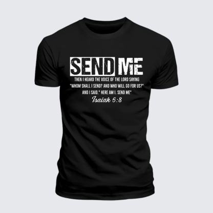 Send Me Jesus God Christian Premium Mercerized Cotton Tee