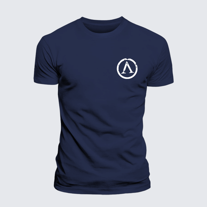 Spartan Icon Graphic Jesus God Christian Premium Mercerized Cotton Tee