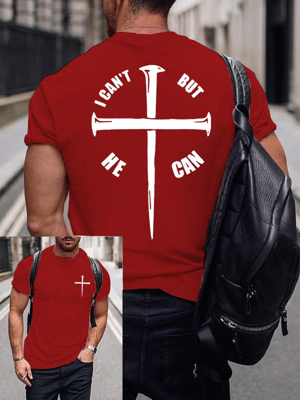 But He Can Jesus God Christian Cotton T-Shirt