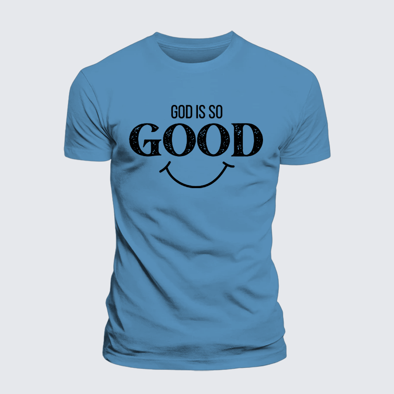 God Is So Good Jesus God Christian Premium Mercerized Cotton Tee