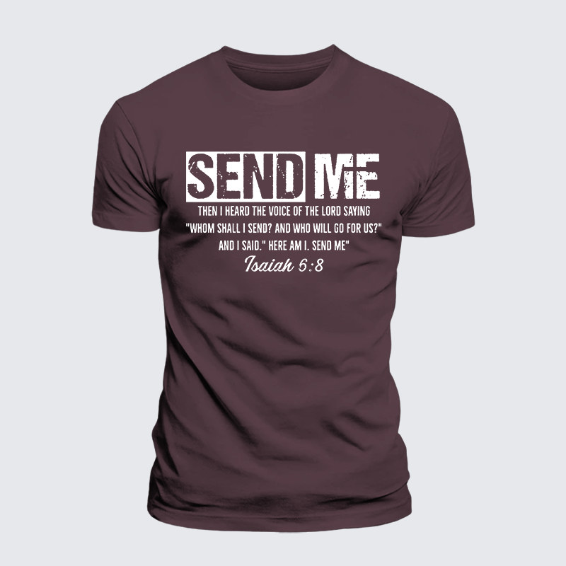 Send Me Jesus God Christian Premium Mercerized Cotton Tee