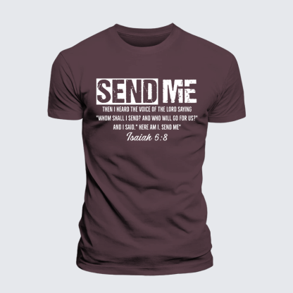 Send Me Jesus God Christian Premium Mercerized Cotton Tee