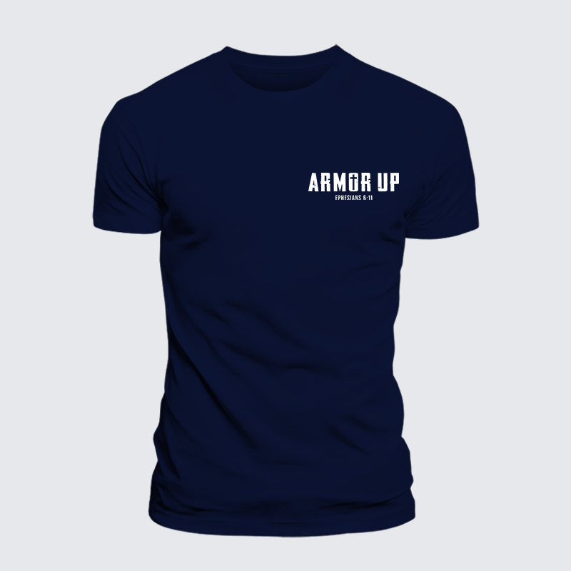 Armor Up Jesus God Christian Cotton T-Shirt