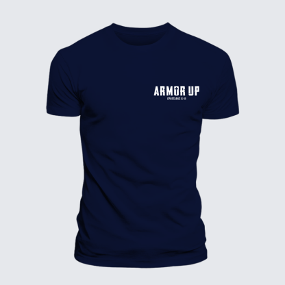 Armor Up Jesus God Christian Cotton T-Shirt