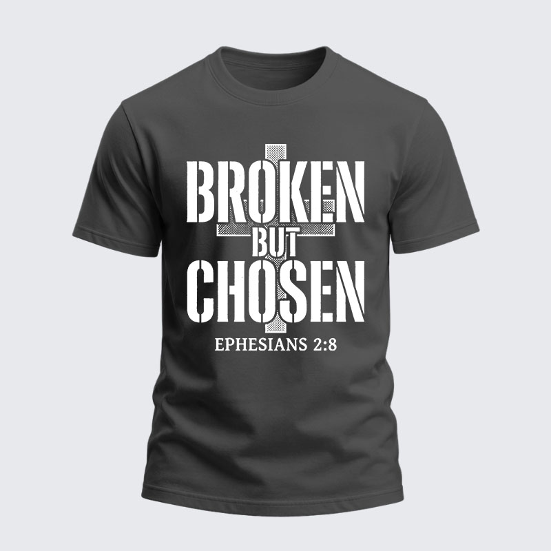 Heavyweight Cotton Tee - Broken But Chosen