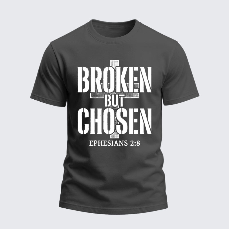 Heavyweight Cotton Tee - Broken But Chosen