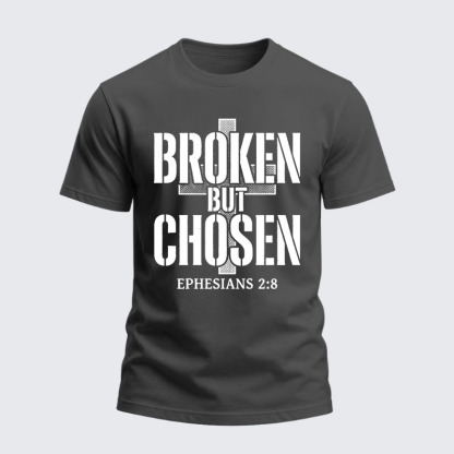 Heavyweight Cotton Tee - Broken But Chosen