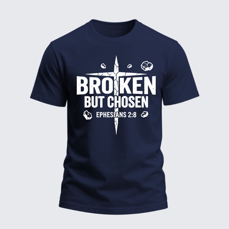 Heavyweight Cotton Tee - Broken But Chosen