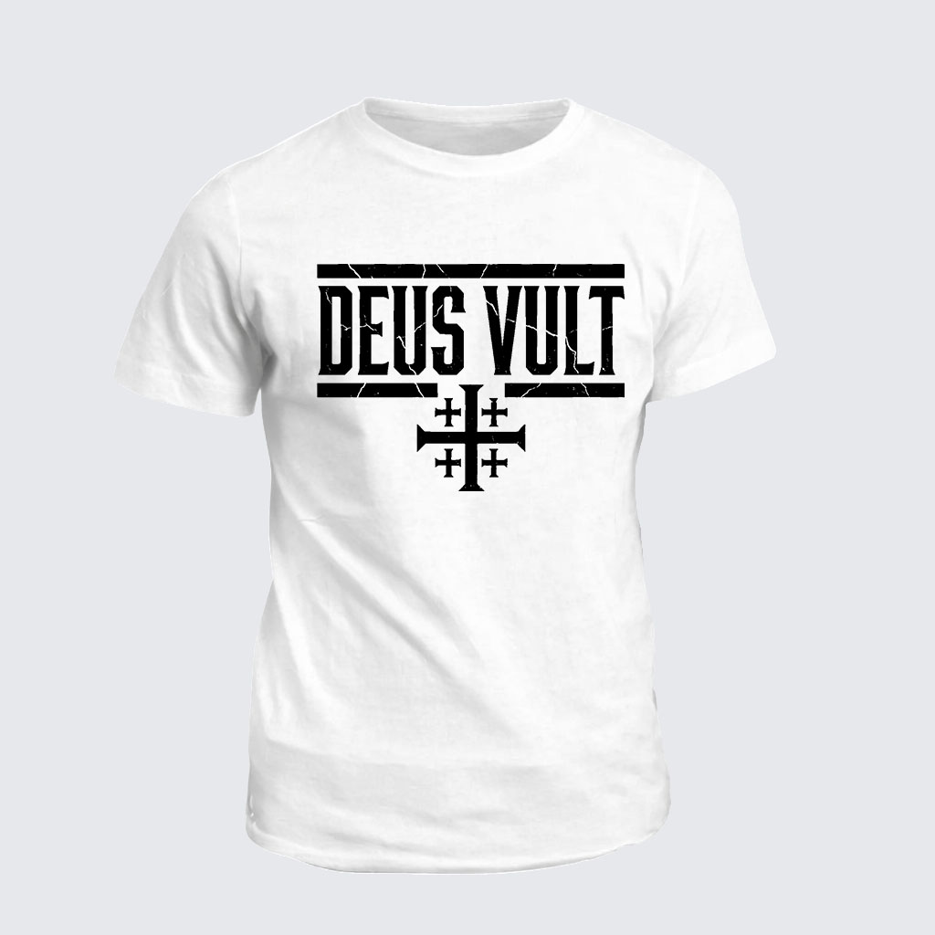 Classic Cotton Tee - Deus Vult