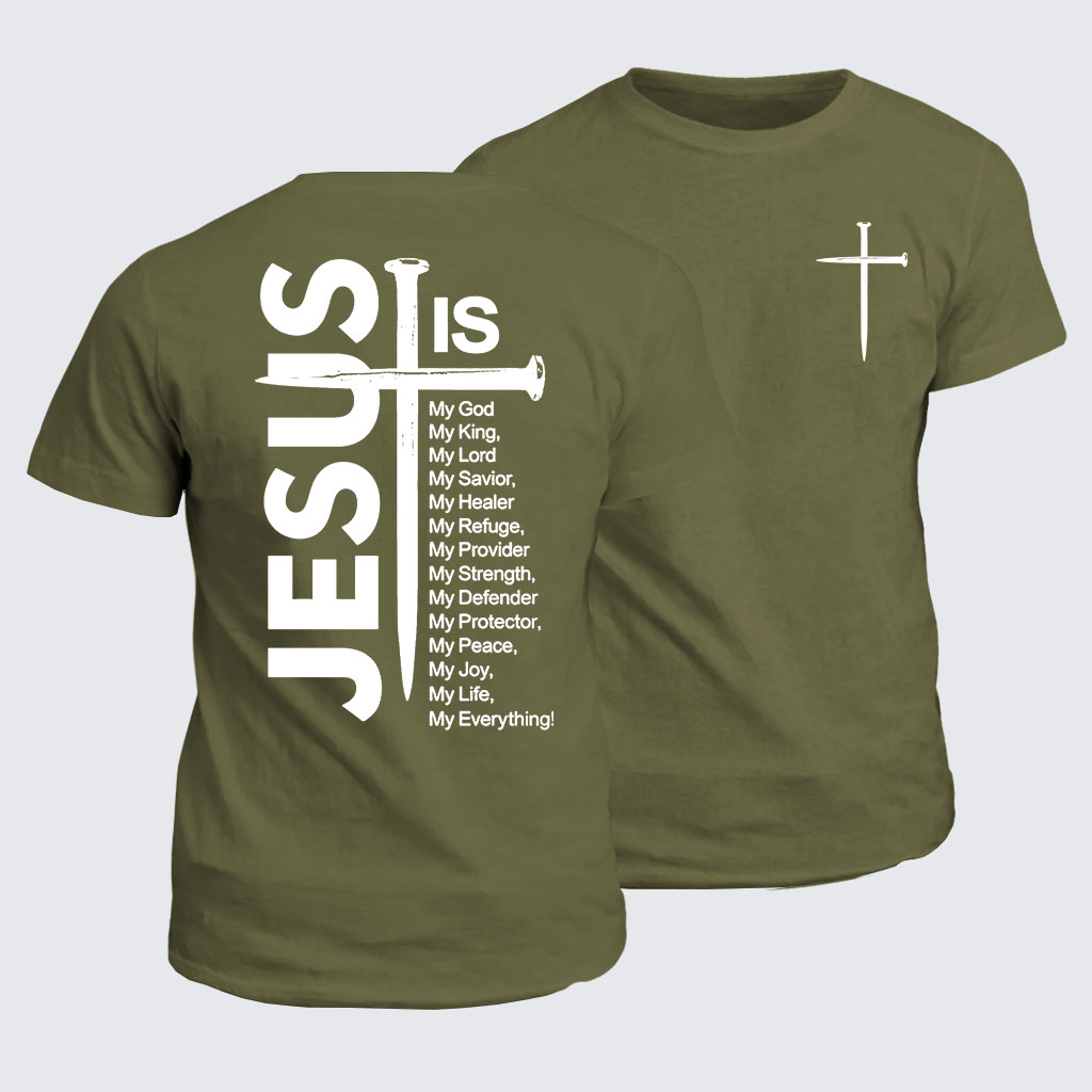 Classic Cotton Tee -  Jesus and The Cross