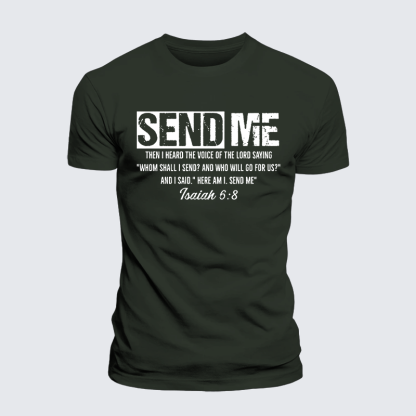 Send Me Jesus God Christian Premium Mercerized Cotton Tee