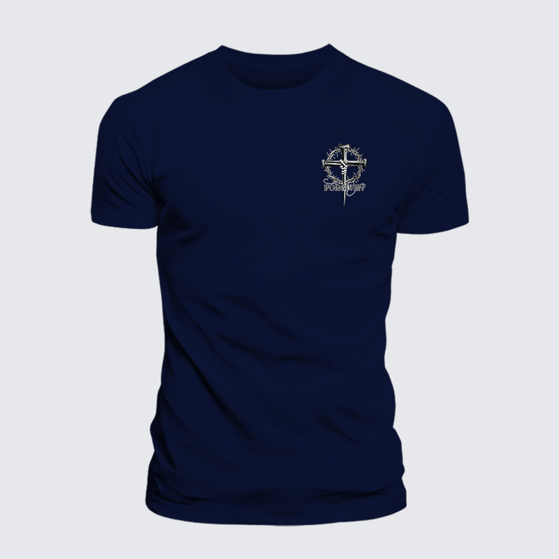 Cross Forgiven Jesus God Christian Cotton T-Shirt