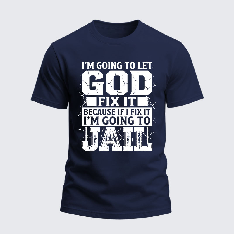 Heavyweight Cotton Tee - Lift Heavy Pray Hard