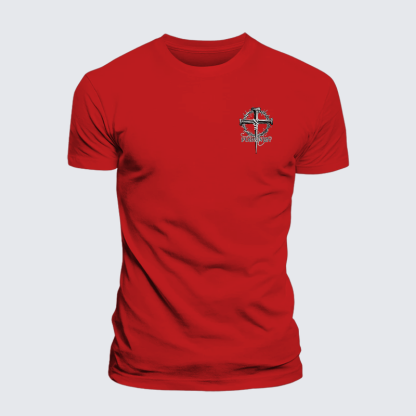 Cross Forgiven Jesus God Christian Cotton T-Shirt