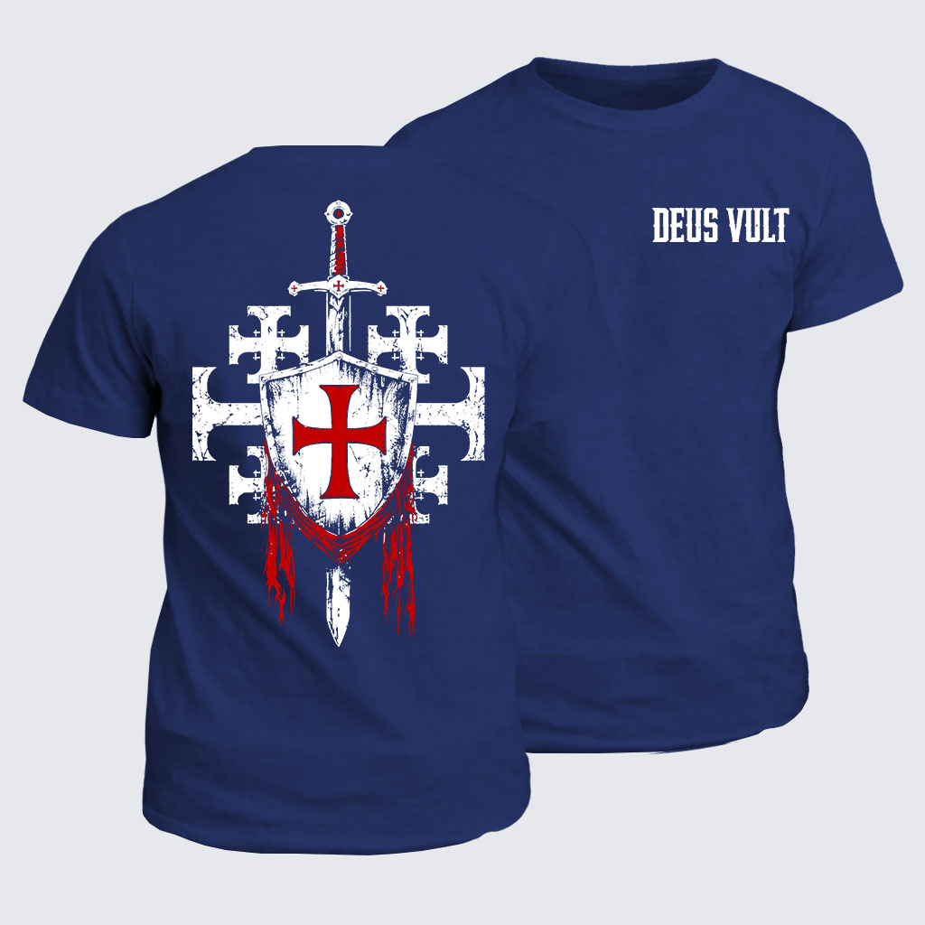 Classic Cotton Tee - Deus Vult: God Wills It