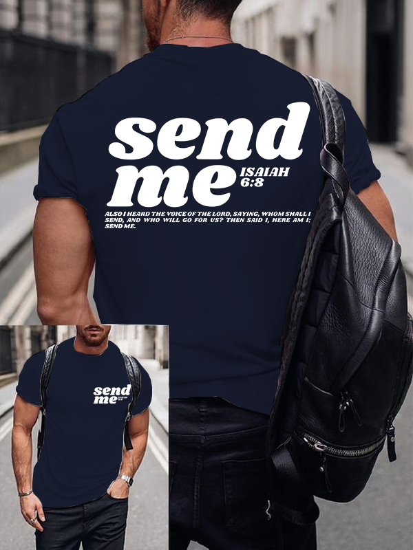 Send Me Jesus God Christian Cotton T-Shirt