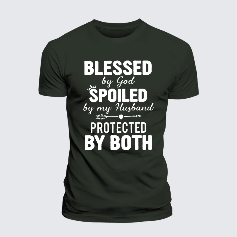 God Bless Jesus God Christian Premium Mercerized Cotton Tee