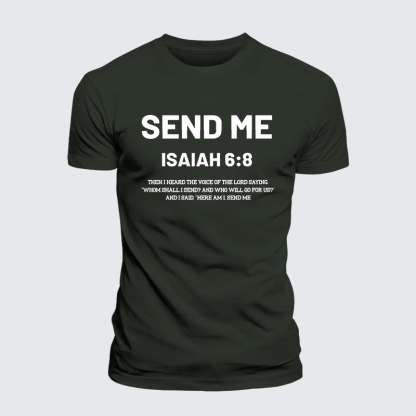 Send Me Jesus God Christian Premium Mercerized Cotton Tee