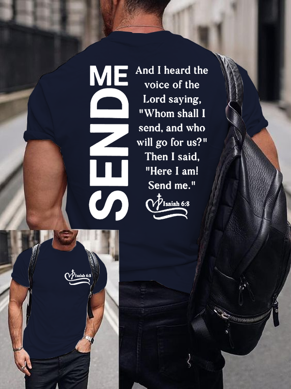 Send Me Jesus God Christian Cotton T-Shirt