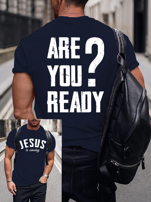 Jesus Is Coming Jesus God Christian Cotton T-Shirt