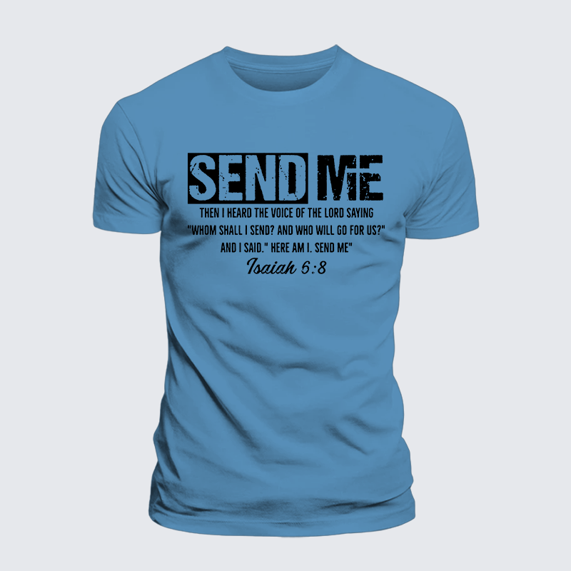 Send Me Jesus God Christian Premium Mercerized Cotton Tee