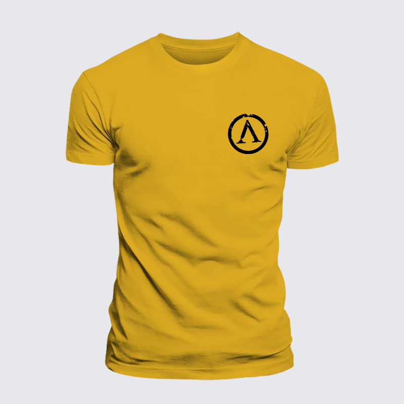 Spartan Icon Graphic Jesus God Christian Premium Mercerized Cotton Tee