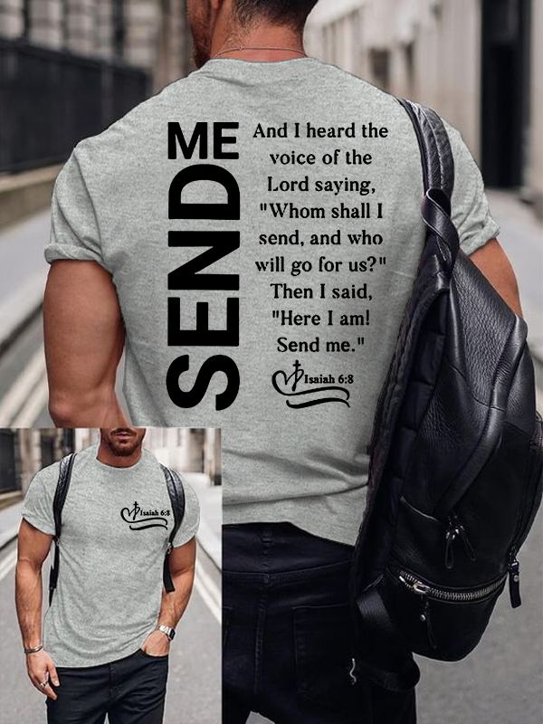 Send Me Jesus God Christian Cotton T-Shirt