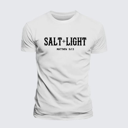 Salt & Light Jesus God Christian Premium Mercerized Cotton Tee