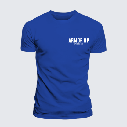 Armor Up Jesus God Christian Cotton T-Shirt