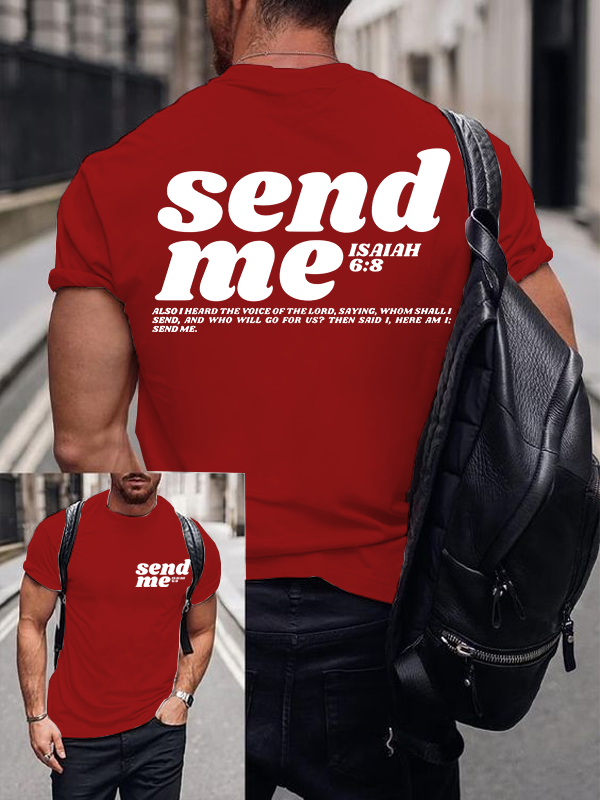 Send Me Jesus God Christian Cotton T-Shirt