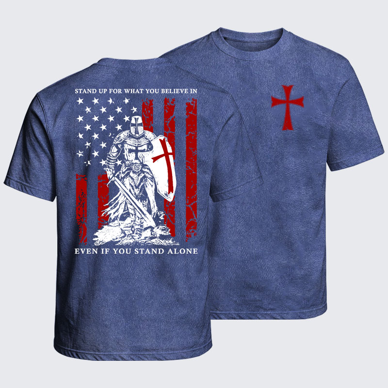 Washed T-Shirt - Stand Up For What You Believe