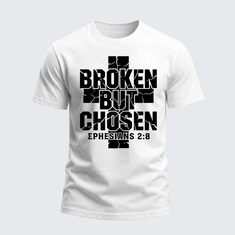 Heavyweight Cotton Tee - Broken But Chosen