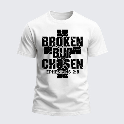 Heavyweight Cotton Tee - Broken But Chosen