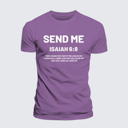 Send Me Jesus God Christian Premium Mercerized Cotton Tee
