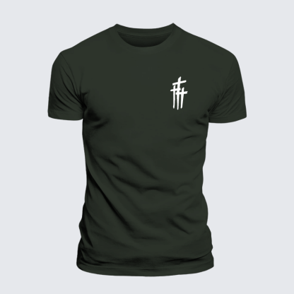 Faith Printed Jesus God Christian Premium Mercerized Cotton Tee