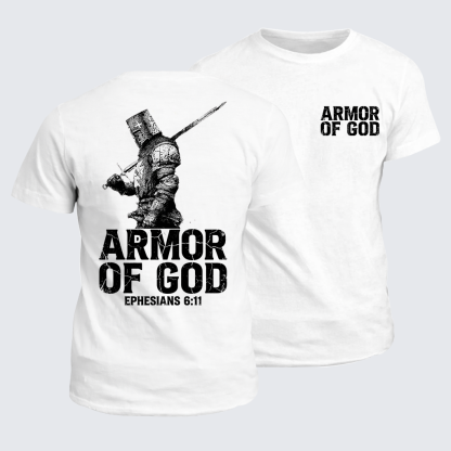 Armor of God Jesus God Christian Cotton T-Shirt