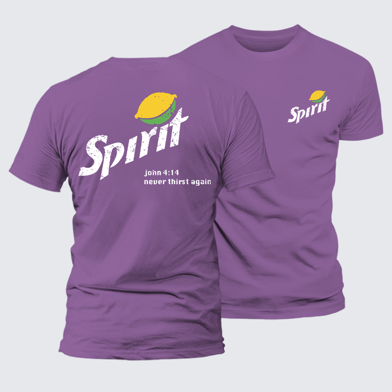 Spirit Jesus God Christian Premium Mercerized Cotton Tee