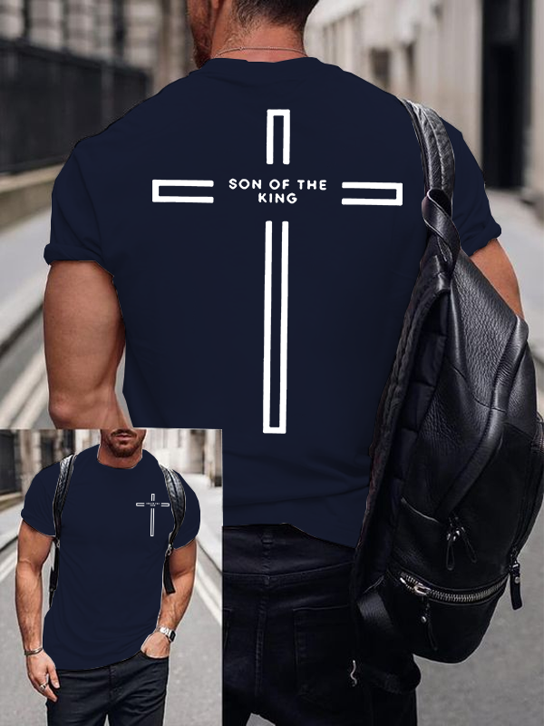 Son Of The King Jesus God Christian Cotton T-Shirt