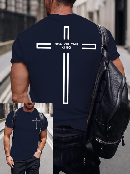 Son Of The King Jesus God Christian Cotton T-Shirt