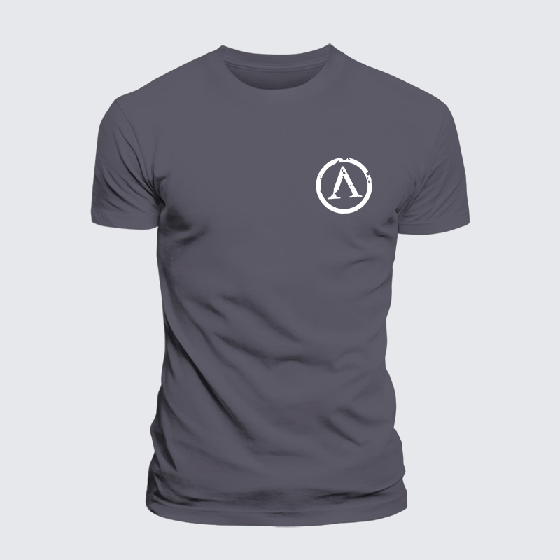 Spartan Icon Graphic Jesus God Christian Premium Mercerized Cotton Tee
