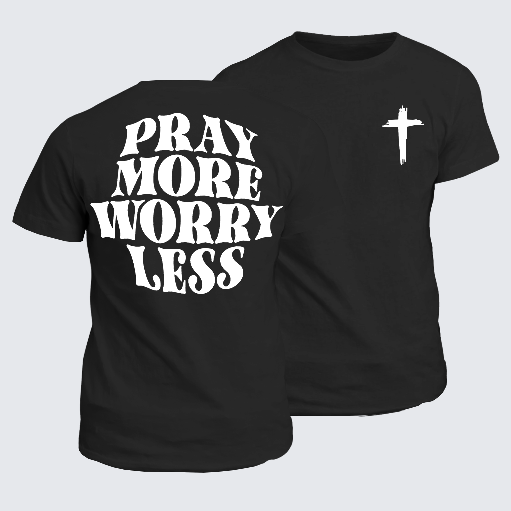 Man Of God Husband Dad Jesus God Christian Cotton T-Shirt
