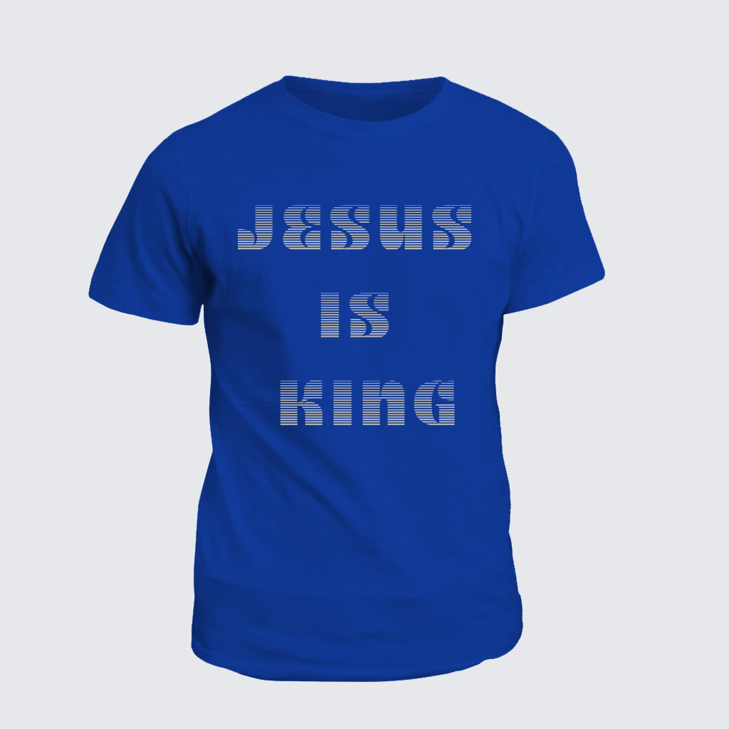 Jesus Is King Jesus God Christian Cotton T-Shirt