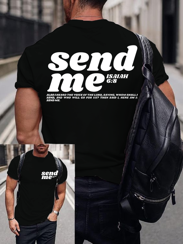 Send Me Jesus God Christian Cotton T-Shirt