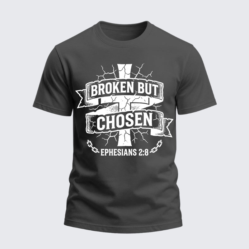 Heavyweight Cotton Tee - Broken But Chosen
