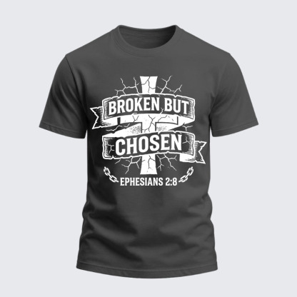 Heavyweight Cotton Tee - Broken But Chosen