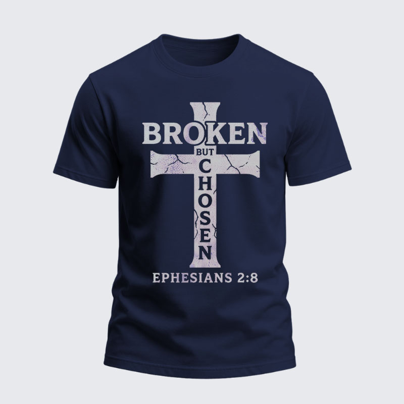 Heavyweight Cotton Tee - Broken But Chosen