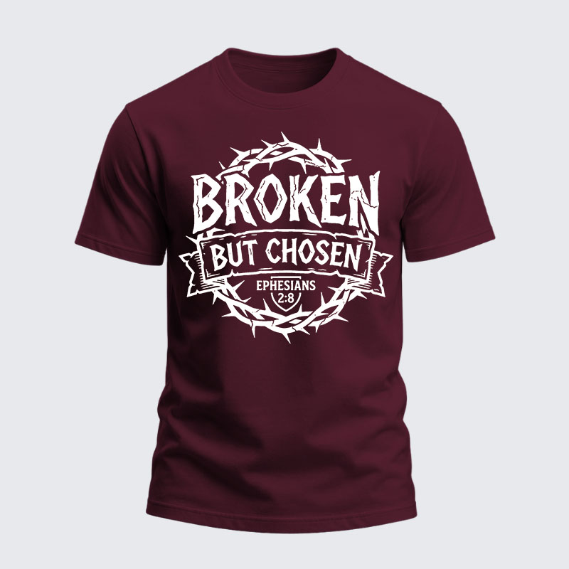 Heavyweight Cotton Tee - Broken But Chosen