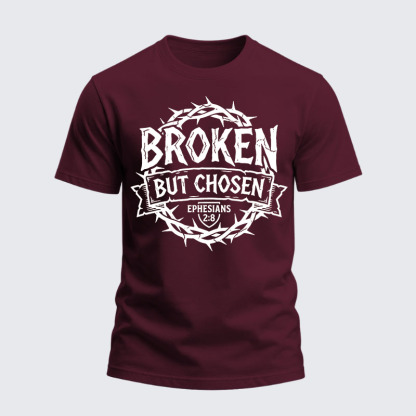 Heavyweight Cotton Tee - Broken But Chosen